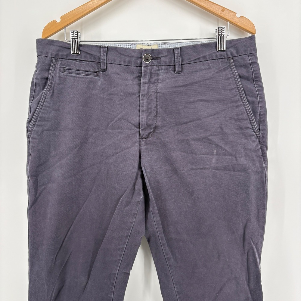 Perk Chinos Mens 36x30 Charcoal Blue Good Slim Fit Stretch Pants